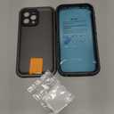 SPORTLINK for iPhone 13 Pro Max Waterproof Case - Shockproof Dustproof Phone Case with Screen Protector Full Body Protective Case for i Phone 13 Pro Max Cover 6.7'' Black