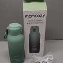 Momcozy Portable Milk Warmer for Travel  Dual Heating Modes for Breast Milk & Water, Portable Bottle Warmer with Fast Heating & Long Battery Life, 17 Ounces Large Capacity to Meet Your All-Day Needs (Green)