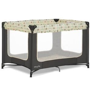 Dream On Me Zodiak Portable Playard in Grey, Lightweight, Packable and Easy Setup Baby Playard, Breathable Mesh Sides and Soft Fabric - Comes with a Removable Padded Mat