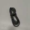 Nanxudyj AUX Cord 6ft,3.5mm Stereo Audio Cable 90 Degree Nylon Braided 3.5mm Male to Male Stereo Aux Cables Right Angle TRS Cable Portable Compatible for Headphone, car,Tablets, Speakers (6ft/1.8m)