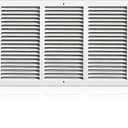 Fancat 30"W x 10"H Return Air Grille [Duct Opening Size], Steel HVAC Return Air Vent Cover for Wall & Ceiling, White Powder-Coated Rust-Resistant AC Cold Air Return, Outer Dimensions 31.75"W x 11.75"H