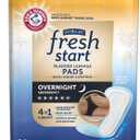 FitRight Fresh Start Postpartum and Incontinence Pads for Women, Overnight Absorbency (20 Count) Bladder Leakage Pads with The Odor-Control Power of ARM & Hammer (20 Count, Pack of 1)