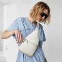 Small Sling Bag for Women, Puffer Crossbody Bag Anti Theft Travel RFID Purses Fanny Packs for Travel Hiking