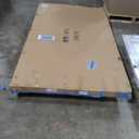 JUBEST 40"x86" Concealed Sliding Barn Door with Horizontal Groove and Soft Close Hardware Kits, White Hidden Door for Opening 32"-36"x84", Waterproof and Modern, Smooth Sliding, for Interior Using