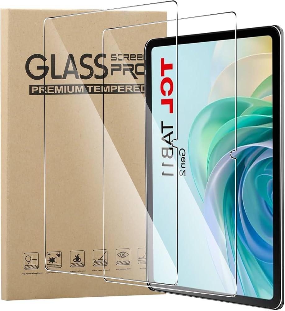 MEMELOKA Screen Protector for TCL Tab 11 Gen 2 11 Inch, Pack of 2 [High Sensitivity] [Anti-Bubble] [Anti-Fingerprint] 9H Hardness Anti-Scratch Tempered Glass Screen Protector TCL Tab 11 Gen 2