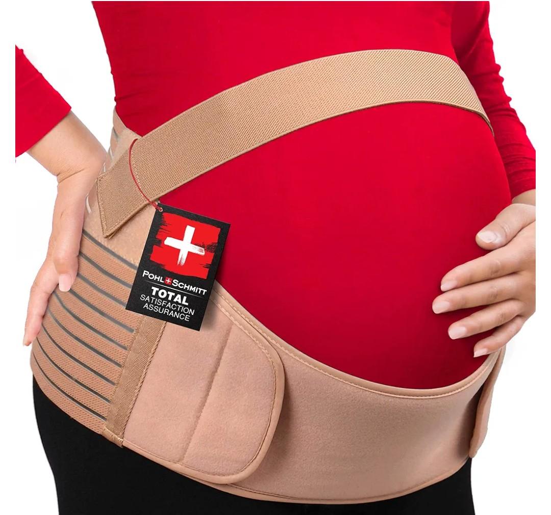 POHL SCHMITT PerfectFit, Pregnancy Support Maternity Belt and Postpartum Band - Relieve Back, Pelvic, Hip Pain, Breathable and Adjustable Back Support, XL