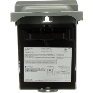 ABB TF30RCP Weatherproof Fused AC Disconnect Switch AC Disconnect 30A 240V 1 Phase N3R Horsepower Rated 10kAIC