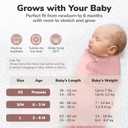 Mama Cheetah Baby Swaddle Sack, Organic Cotton Swaddle Blanket, Adjustable Swaddling Sleep Sacks, Easy Swaddles for Boy Girl 3-6 Months, Baby Essentials, 4-Pack