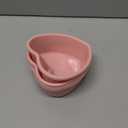 4 Pack Mini Heart Cake Pan, 4 Inch Silicone Heart Cake Mold Baking Pan Nonstick Heart Shaped Molds for Valentines Day Anniversary Birthday Cake Snack Tart Muffin Cupcake Cheesecake Baking (Pink)