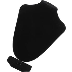 Moonstone Necklace Organizer Display Stand for Pendant Necklaces Jewelry Holder Bust Holder Stand (24X18X18CM, Black)