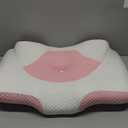 Osteo Cervical Pillow for Neck Pain Relief, Hollow Design Odorless Memory Foam Pillows with Cooling Case, Adjustable Orthopedic Bed Pillow for Sleeping, Support for Side Back Sleepers