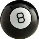 Mattel Games Magic 8 Ball Novelty Fortune-Telling Toy, Retro Look for Kids, Grown-Ups, Families, Parties & Travel 