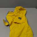 Lukovee Dog Raincoat, Adjustable Dog Rain Jacket with Clear Hooded Double Layer for Large Medium Small Dogs Puppies, Waterproof Rain Coat Poncho with Reflective Storage Pocket & Rim (Yellow,M)