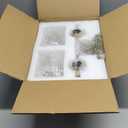 Bathroom Light Fixtures (2-Light, 14 Inch), Brushed Gold Vanity Lights for Bathroom with Clear Wine Glass Glass Shade, Modern Vanity Wall Lights for Mirror Bedroom Living Room Kitchen Hallway Porch