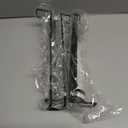 LINFIDITE Wine Glass Holder 2PCS Stemware Rack Hanger Under Cabinet Wine Glass Rack Kitchen Hanging Storage Rack Organizer,Black (For Partition Thickness under 0.98")