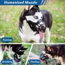 BARKLESS Dog Muzzle, Basket Muzzle Anti Biting Chewing, Sturdy Lightweight Cage Mouth Cover for Small Medium Large Sized Dogs, Allows Panting Drinking, Suitable for Grooming Trimming Training