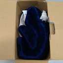 Massaging Weighted Heating Pad for Back Pain Relief,Heating Pads for Neck, Shoulder,Cramp,Portable Heated Pad with 3 Heat Settings & 6 Massage,18 Relaxing Combinations,Auto Off,12"*24" (Dark Blue)