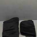 Blackout Sliding Door Curtains, Thermal Insulated Curtains for Sliding Glass Doors, Extra Wide 62 x 42" Long, Back Tab & Rod Pocket Room Divider Drape for Bedroom Privacy, 2 Panel, Black