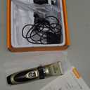 oneisall Dog Clipper Low Noise, Dog Grooming Kit with Rechargeable, Pet Shaver Cordless Electric Quiet Hair Clipper Set for Dogs Cats PetsGold