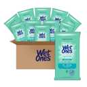 Wet Ones Hand Wipes, Sensitive Skin Wipes, Travel Wipes Case, Hand and Face Wipes,20ct, Travel Size Wipes (30 pack)