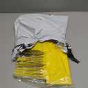 100 Plastic Shipping Tags - Waterproof, Writable, Hanging Tags with One Yellow Marker Pen
