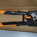 Fiskars DualAction Hedge Shears, 2-in-1 Fast Trimming & PowerCut Hedge Trimmer, Precision-Ground Steel Blades for Clean Cuts, Shock-Absorbing Bumpers & SoftGrip Handles for Comfort