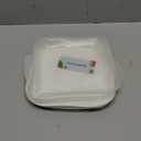 W&P Reusable Silicone Stretch Lid, Brownie (8 x 8) Set of 2, Dishwasher Safe, Freezer Safe, LFGB/Premium Silicone, Microwave Safe, Clear