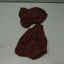 Toilet Lid Cover and Toilet Tank Cover Stretch Toilet Covers Set for Bathroom, Polyester Spandex Jacquard Fabric, Machine Washable, with Elastic Bottom, Coffee