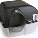 Omega Paw Elite Self Cleaning Roll 'n Clean Litter Box, Midnight Black, Large (EL-RA20-1)