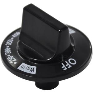 74002419 Thermostat Stove Knob Dial Black WP74002419 Replacement Part Control Compatible with Whirlpool Range Oven Kitchen Burner Accessories