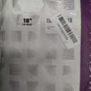 jinchan White Linen Textured Curtains 90 Inch Long 2 Panels for Living Room Grommet Top Light Filtering Window Drapes for Bedroom