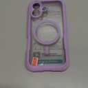 Diaclara Magnetic Designed for 17 Case Full Body Bumper,[Compatible with MagSafe] Military Drop Proof Cover with Built-in Touch Sensitive Anti-Scratch Screen Protector Purple