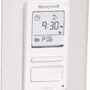 Honeywell RPLS540A ECONOSwitch Programmable Timer Switch, White (Requires 40 W Minimum), 1.5"D x 1.69"W x 4.06"H