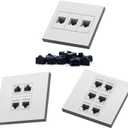 150Pcs RJ45 Dust Cover, Anti-Dust Plug Protector Cap for Ethernet Hub Port, Compatible with Network Switches, Routers, Patch Panels, Server Racks, TV and Computer