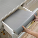 Shelf and Drawer Liner for Kitchen Cabinets Non-Adhesive, Strong Grip Non-Slip Thickened Cabinet Liners for Shelves, Waterproof Mats for Dresser Cupboard, Pure Gray, 12 in x 20 Feet