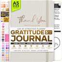Gratitude Journal for Women & Men - 5 Minute Self Care Journal | 90-Day Undated Daily Planner for Positivity, Affirmations & Manifestation | Guided Mindfulness, Reflection | Vision Board + Stickers
