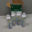 Dr. Brown's AntiColic Options+ Narrow Glass Baby Bottle with Level 1 Slow Flow Nipple, BPAFree, 8 oz/250 mL, 0m+, 4Pack
