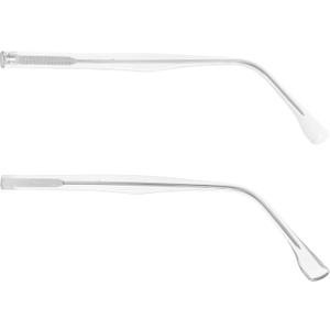 1pair Eyeglasses Replacement Temples Glasses Repair Legs Glasses Arm Replacement Parts Eyeglass Replacement Temples for Sunglasses and Eyewear Repair Kit (14.00X0.70X0.60CM, Transparent)