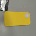 GUAGUA Compatible with iPhone 15 Plus Case 6.7 Inch Liquid Silicone Soft Gel Rubber Slim Thin Microfiber Lining Cushion Texture Cover Shockproof Protective Phone Case for iPhone 15 Plus, Yellow