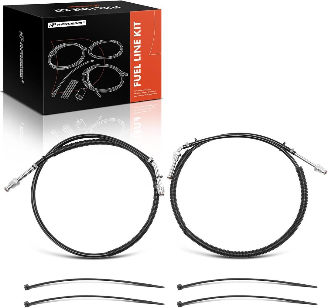 A-Premium Fuel line Kit Compatible with Chevrolet Tahoe, C1500 Suburban, C2500 Suburban, C3500, K1500, K1500 Suburban, K2500, K2500 Suburban & GMC Yukon, C1500 Suburban, C2500 Suburban, C3500, K1500