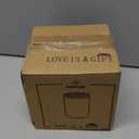 Sweejar Kitchen Canisters Ceramic Food Storage Jar, Stackable Containers with Airtight Seal Wooden Lid for Serving Ground Coffee, Tea, Sugar, Salt and More - 16 Fl Oz (White)