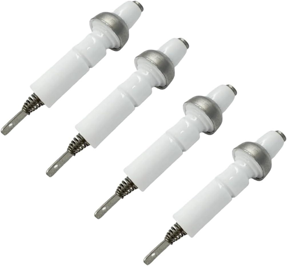 189324 Top Burner Igniter Spark Ignitor Compatible with Bosch & Thermador Oven, Stove, Cooktop, and Gas Range - Replaces 189719, 189889, 131974, 413966, 488832, 189733, PS8698440-4-Pack