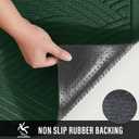 HIYARD Sturdy Front Door Mat, Absorbent Muddy Dirt Resist Welcome Door Mats Outdoor Indoor, Stain and Fade Resistant, Non-Slip Backing Entry Mat Low Profile Doormat for Entryway, 2917, Green