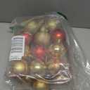 24pcs Xmas Balls 6cm/2.4" Red and Gold Christmas Balls Christmas Tree Hanging Ornaments for Festival Wreath Garland New Year Party