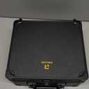 Relavel Makeup Bag with LED Mirror, Dual Layer Cosmetic Train Case with Light up Mirror Large Travel Makeup Artist Organizer Bag for Women with Adjustable Dividers & Nail Polish Organizer, Blac