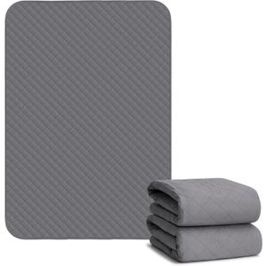Washable Bed Pads Grey For Adults, Seniors, Pet