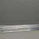 10 Pcs Aluminium Alloy Stair Nosing Protector - 2" x 0.75" x 48" Non-Slip Strip for Stairs & Pool Edge (Silver)