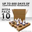 Botanica by Air Wick Plug in Scented Oil Refill, 10ct, Himalayan Magnolia and Vanilla, Air Freshener, Eco Friendly, Essential Oils