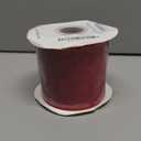 Ribbli Red Velvet Wired Ribbon 4 Inch Metallic Red Gold Crushed Velvet Christmas Ribbon for Gift Wrapping Christmas Tree Decoration Crafts Wreaths Supplies-Continuous 10 Yards