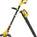 Cordless Weed Eater and Leaf Blower Combo Compatible with Dewalt 20V Max Battery(Battery Not Included), 12 Inch Weed Trimmer/String Trimmer with Auto-Feed, Lightweight 20V Leaf Blower Cordless